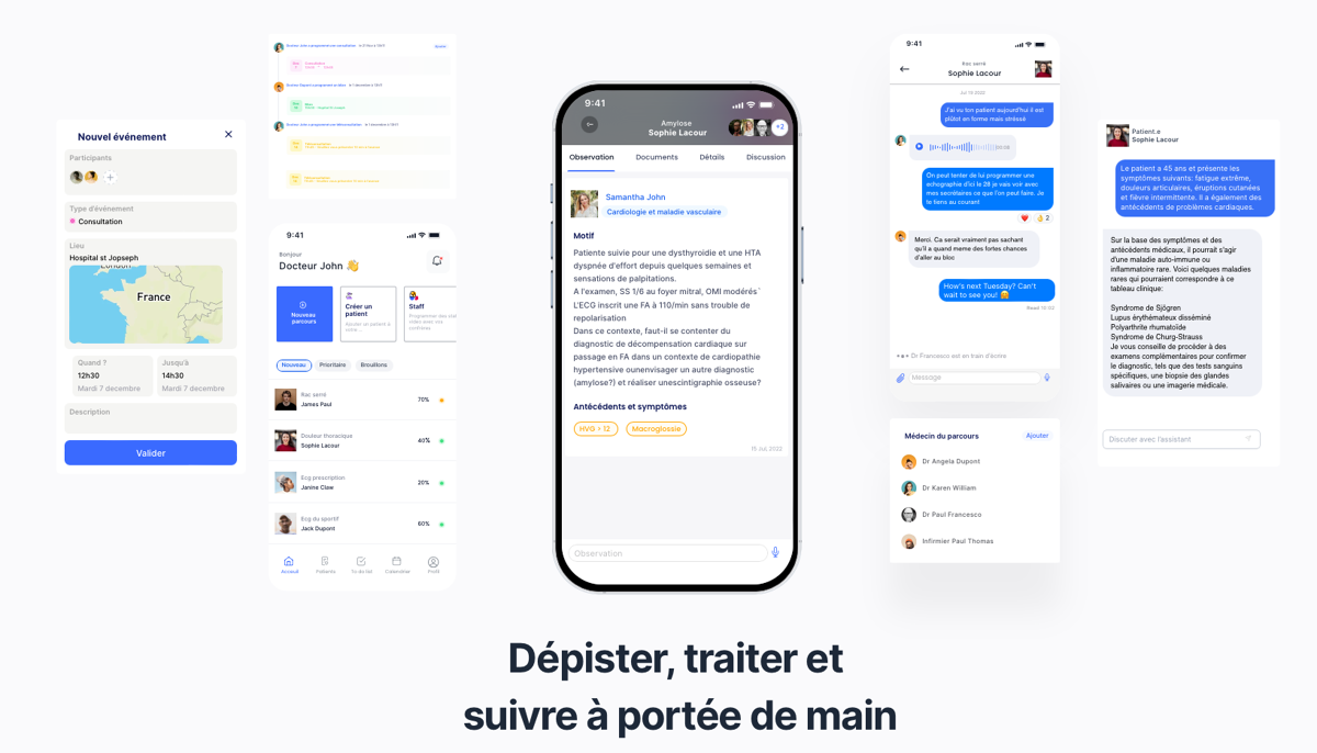 Application santé — Dépister, traiter et suivre à portée de main