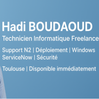 Hadj Charef Boudaoud - Technicien Informatique Freelance – Support N2