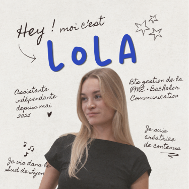 Lola L. - Assistante virtuelle & Communication