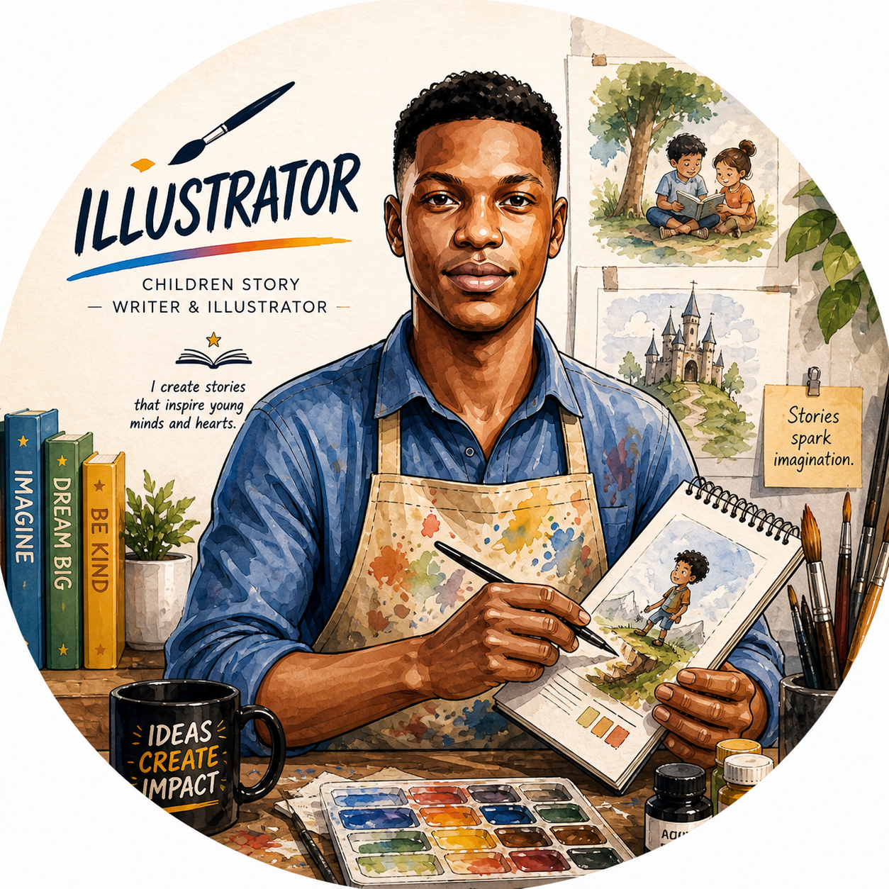 Illusrator Alex - children and kids storybook writer and illustrator