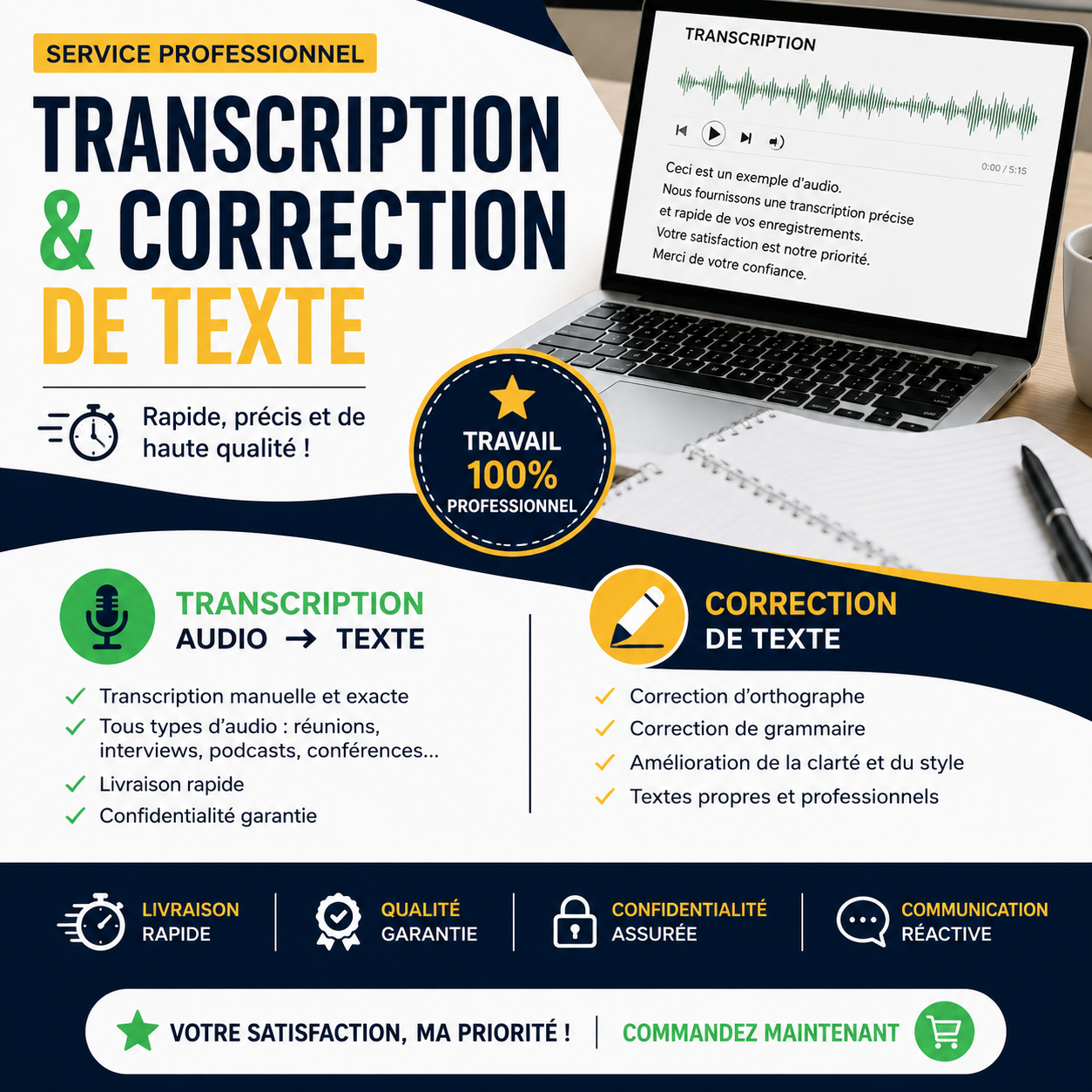Estelle G. - Transcriptrice Freelance