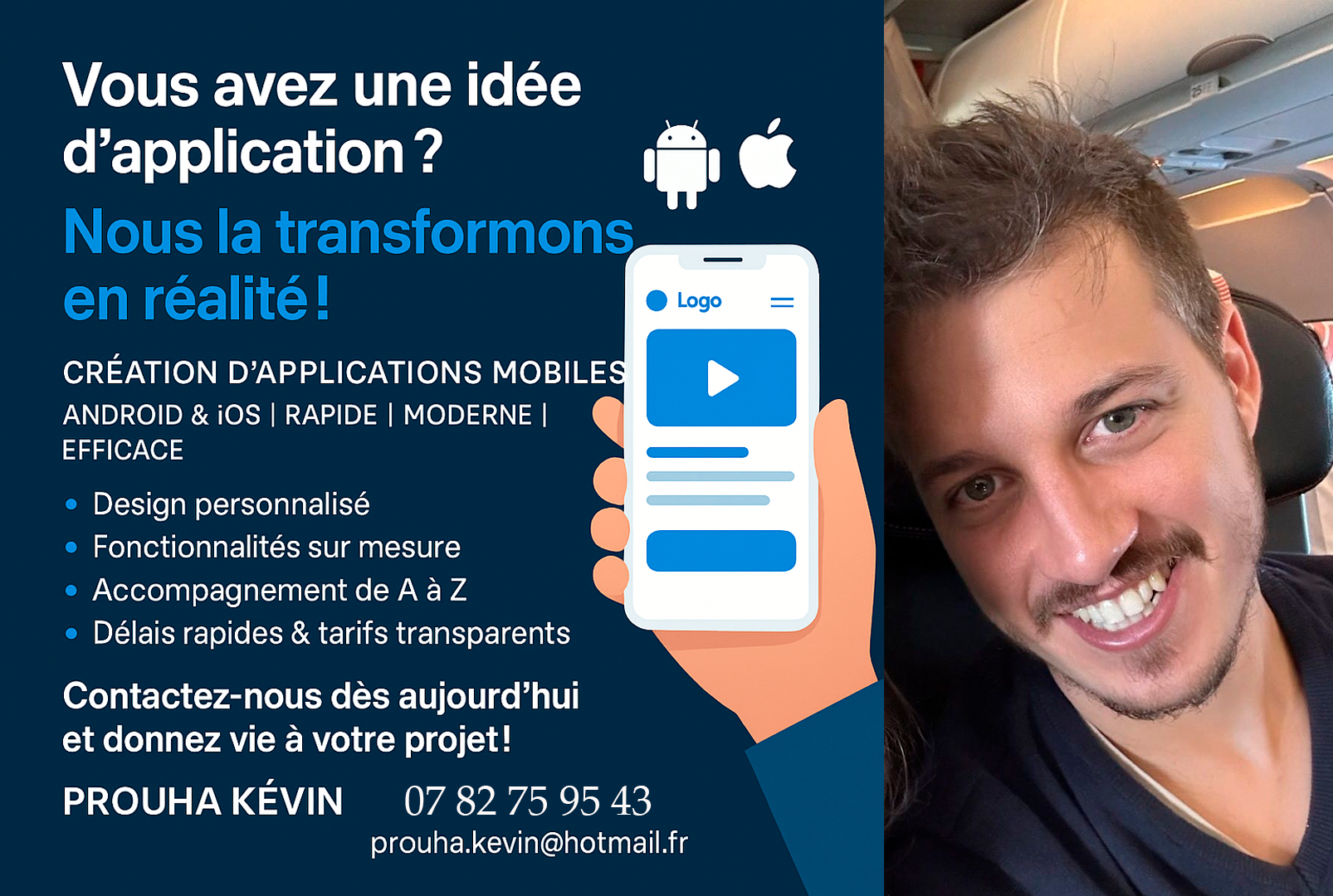 Kévin Prouha - Développeur Android & iOS – 12 ans exp.