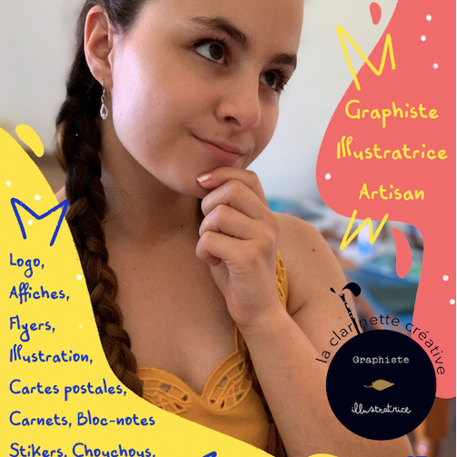 Clara A. - La clarinette créative - Graphiste illustratrice 